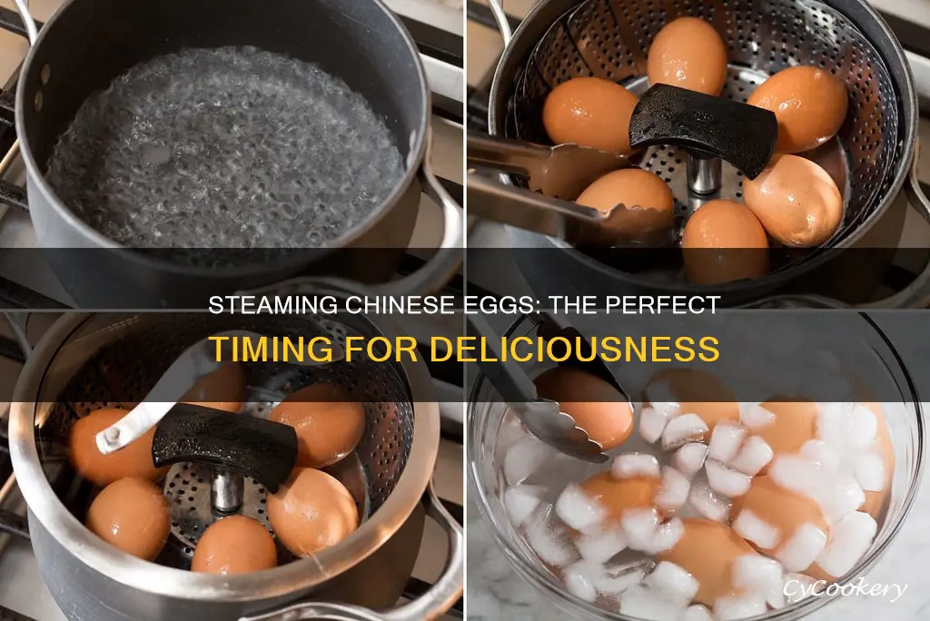 how long to cook chinese steamed egg