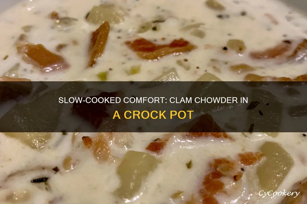how long to cook clam chowder in a crock pot