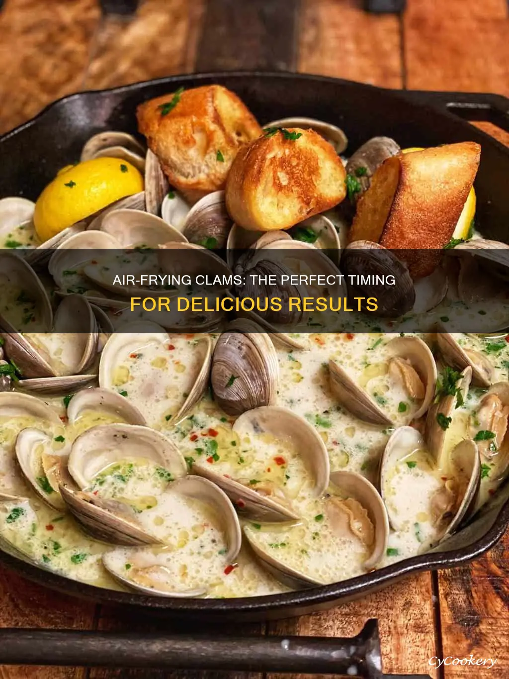 how long to cook clams in air fryer