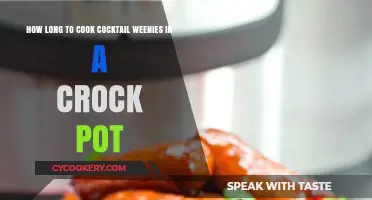 Crock-Pot Cocktail Weenies: Cooking Time Perfection