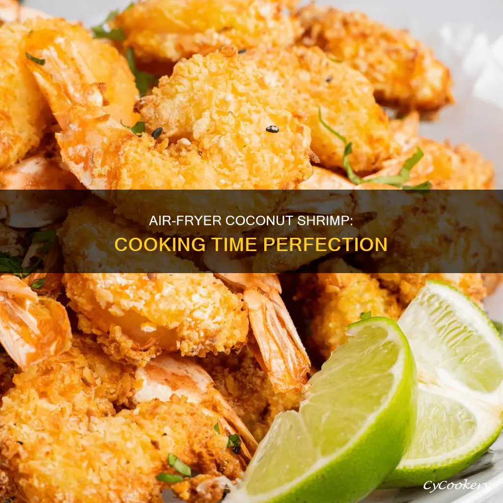 how long to cook coconut shrimp in an air fryer