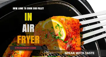 Perfectly Baked Cod Fillet: Air Fryer Cooking Time Guide