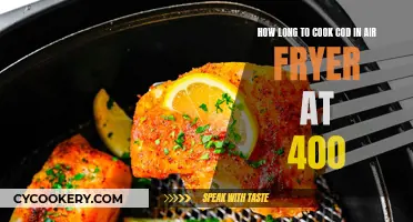 Perfectly Baked Cod: Air Fryer Cooking Time at 400°F