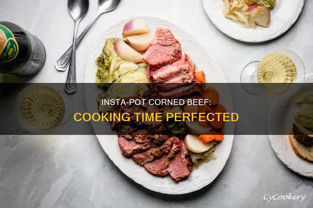 how long to cook corn beef in insta pot