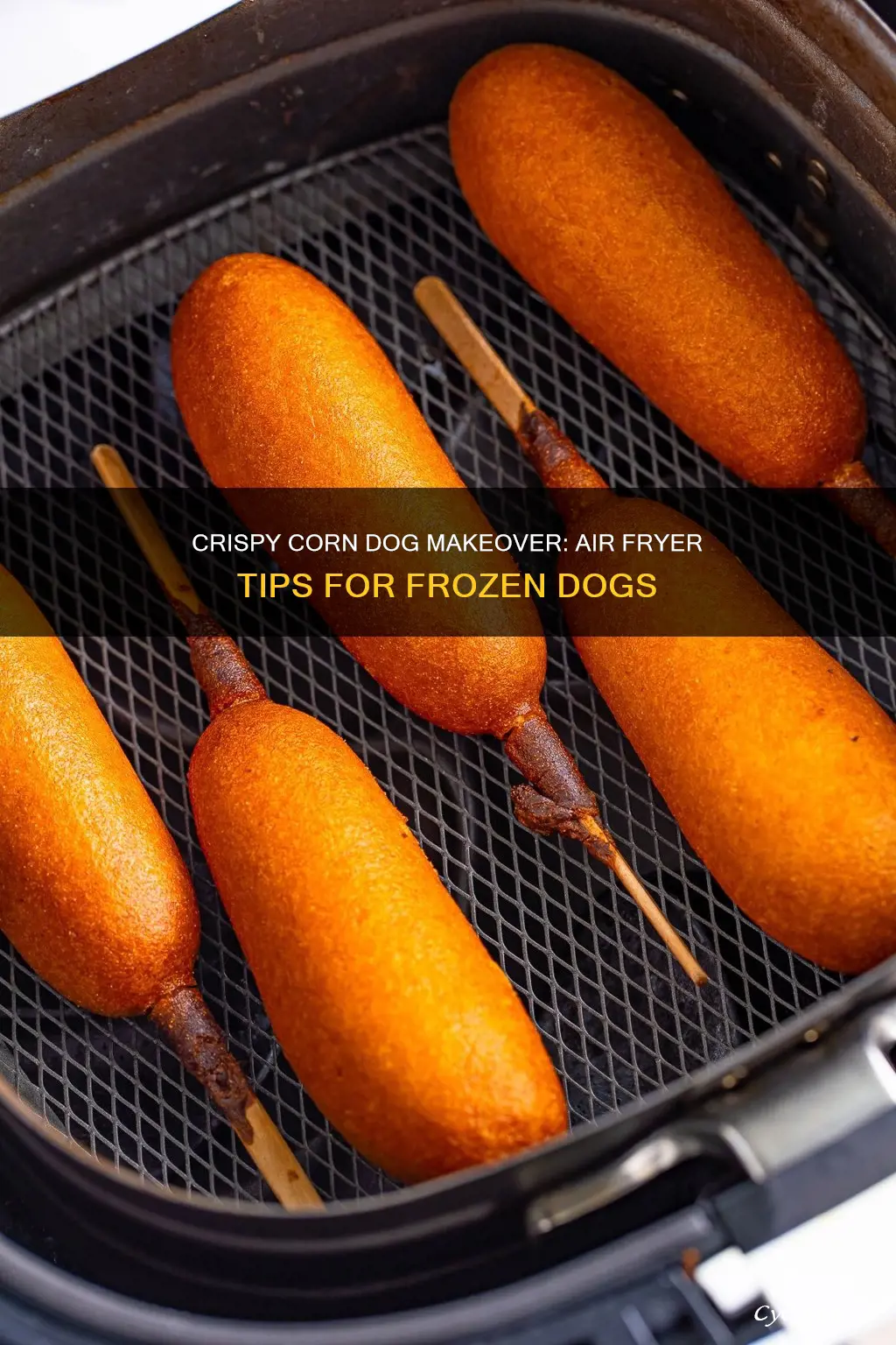 how long to cook corn dogs in air fryer frozen