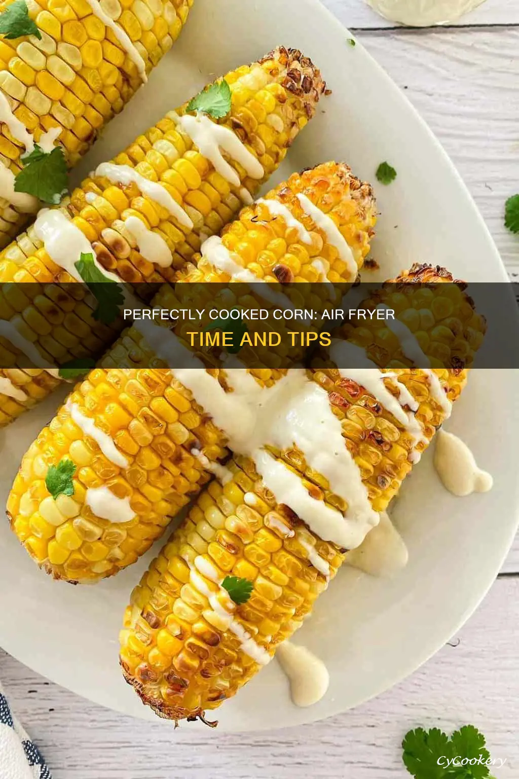 how long to cook corn on cob in air fryer