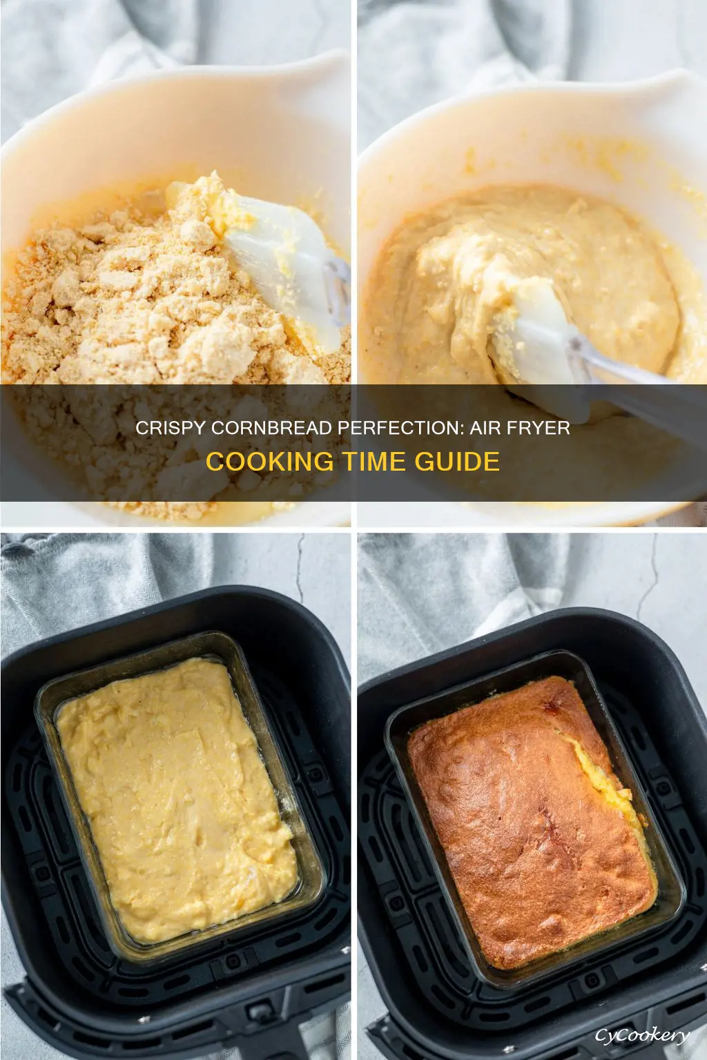 how long to cook cornbread in air fryer