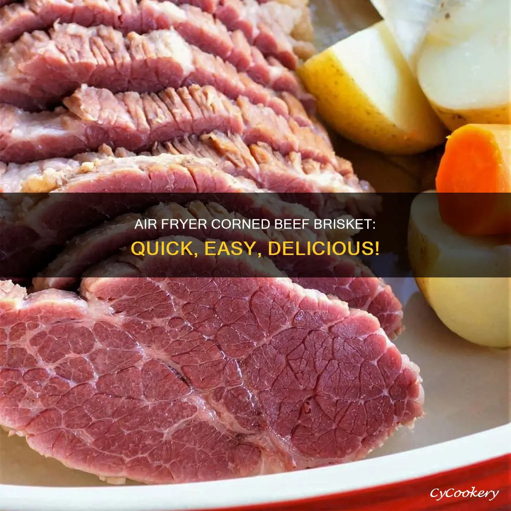 how long to cook corned beef brisket in air fryer