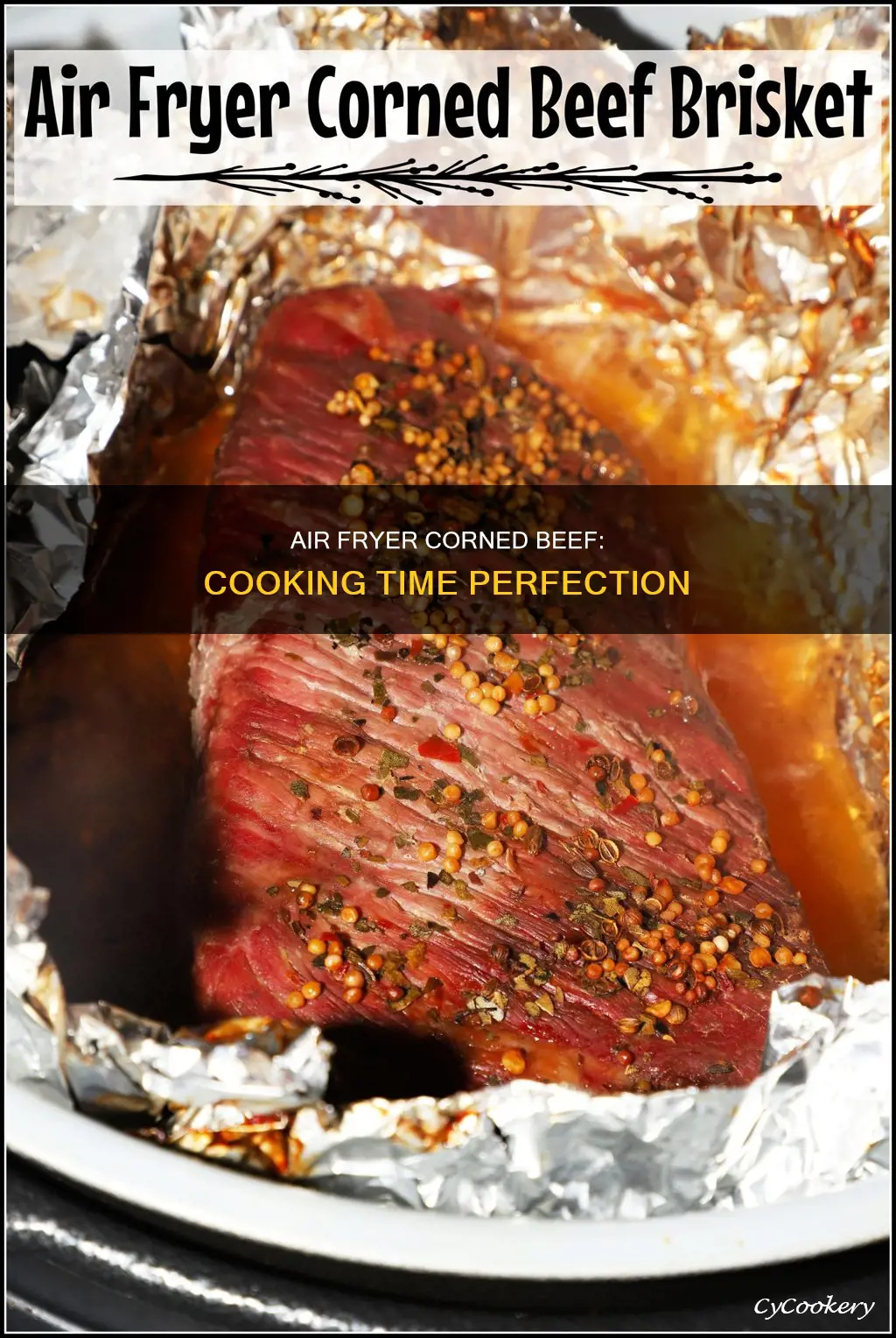 how long to cook corned beef in an air fryer