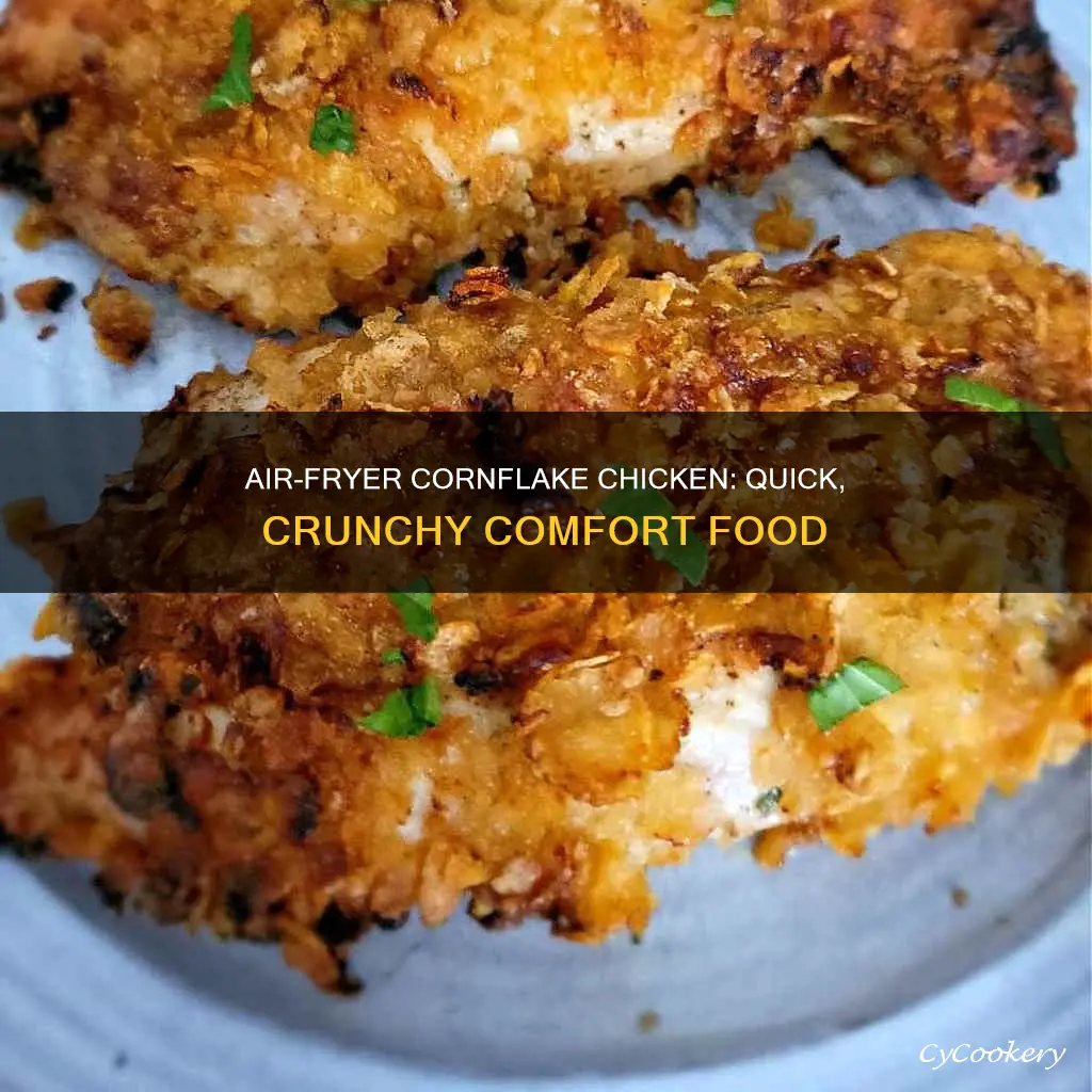 how long to cook cornflake chicken in air fryer