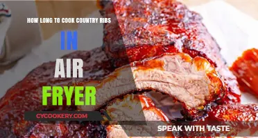 Perfectly Cooked Country Ribs: Air Fryer Time Guide