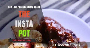 Insta-Pot Country Ribs: How Long to Cook?