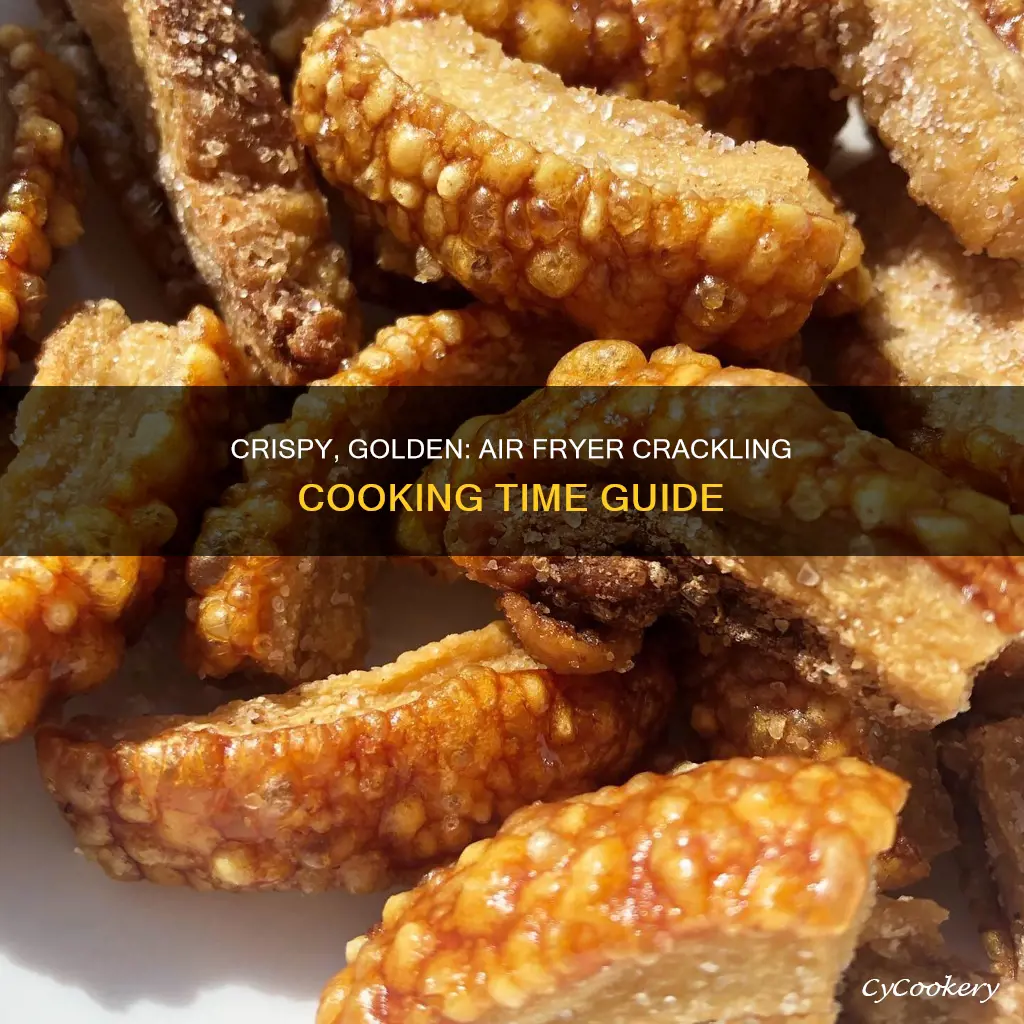 how long to cook crackling in air fryer