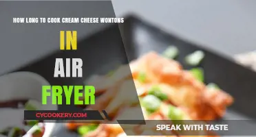 Crispy Cream Cheese Wontons: Air Fryer Cooking Time Guide