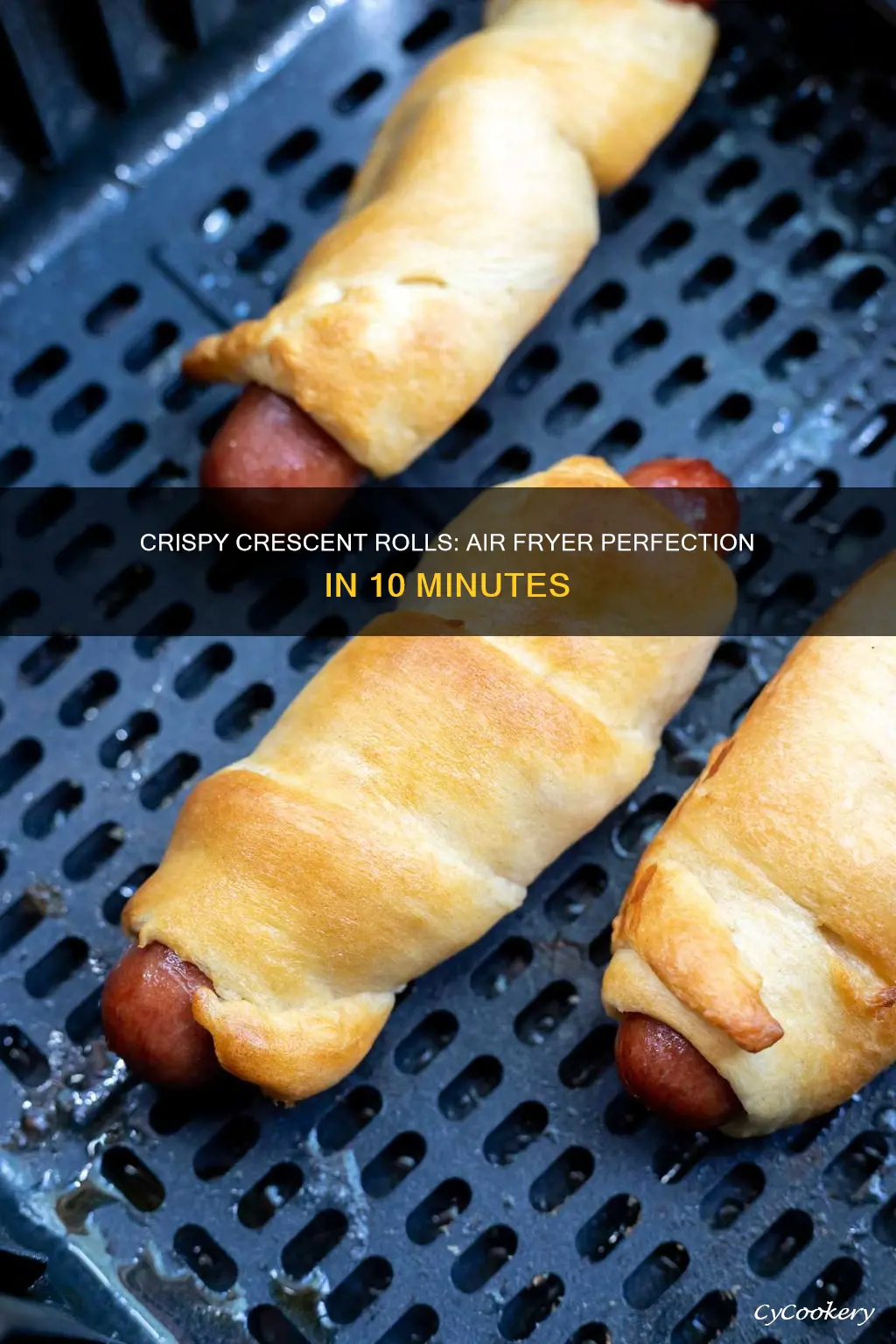 how long to cook crescent rolls in an air fryer