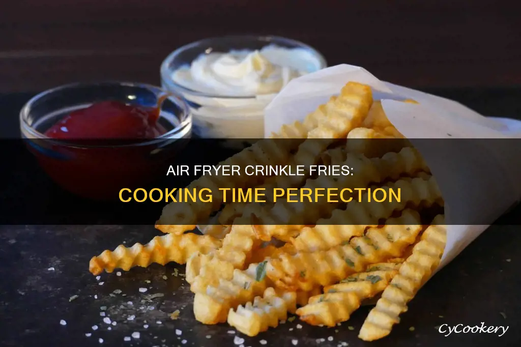how long to cook crinkle fries in an air fryer
