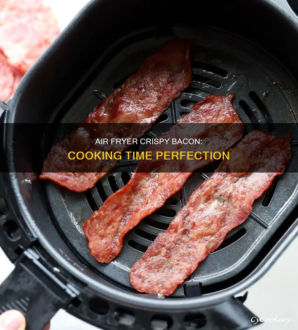 how long to cook crispy bacon in air fryer