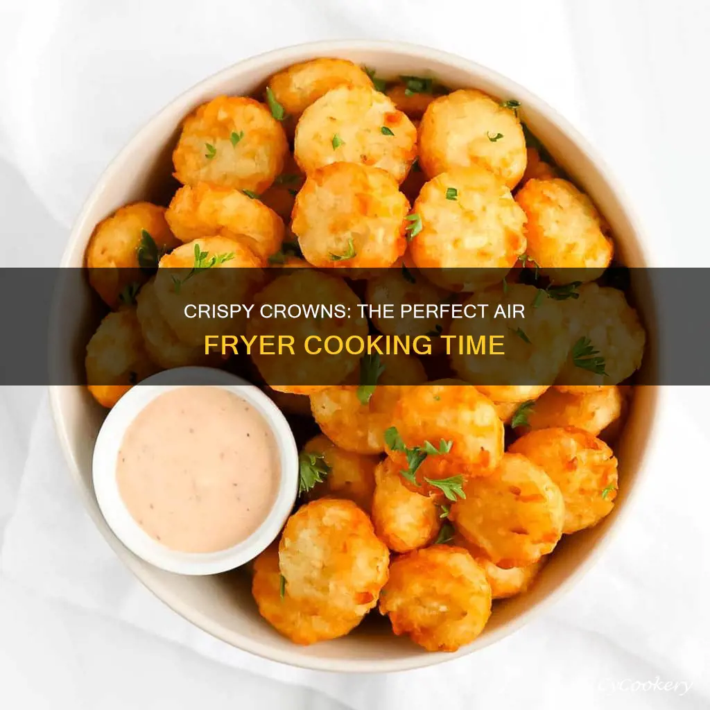 how long to cook crispy crowns in air fryer