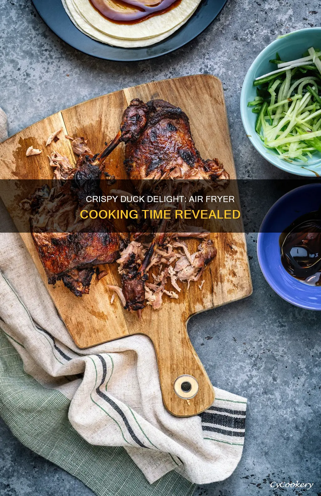 how long to cook crispy duck in air fryer