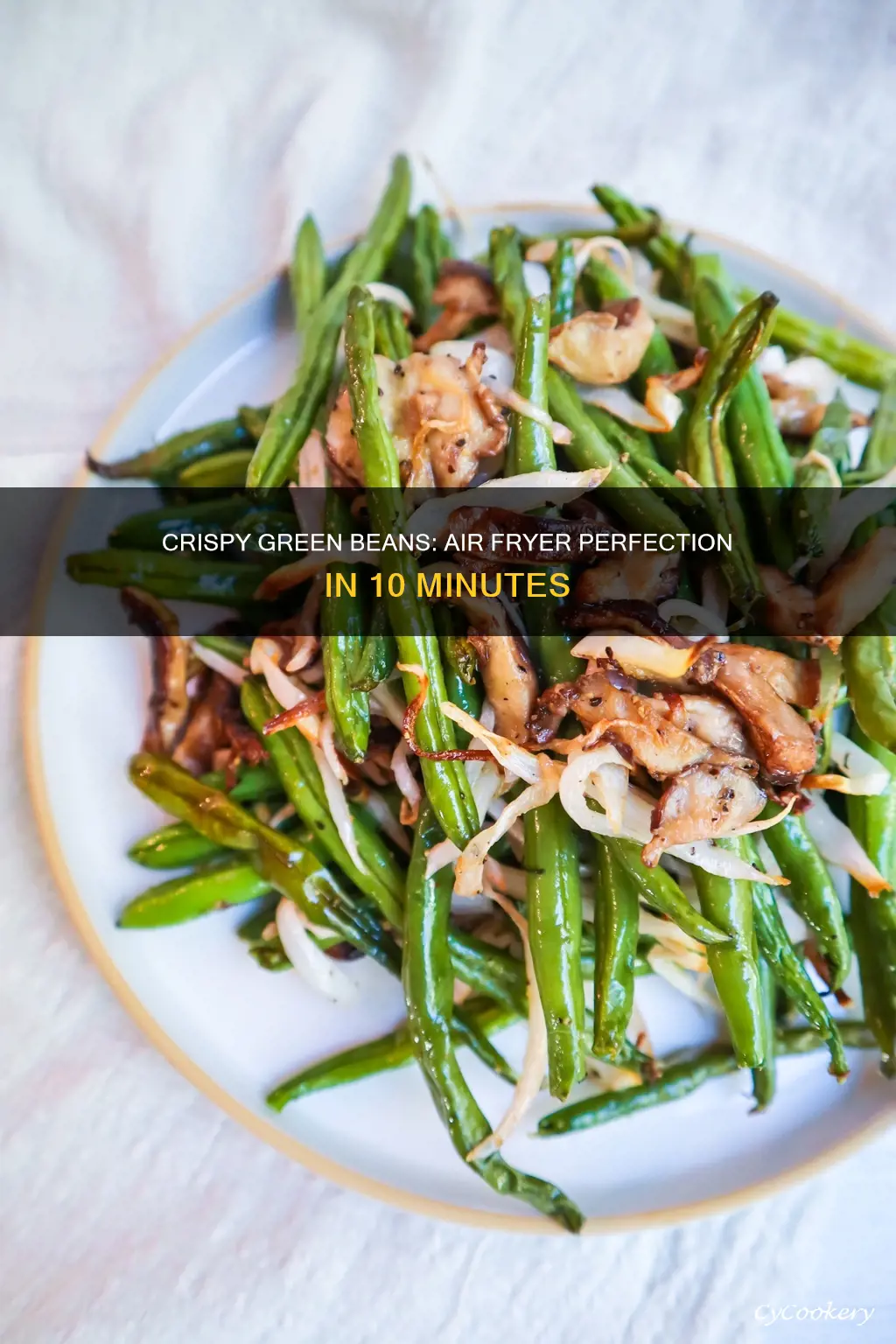 how long to cook crispy green beans in air fryer