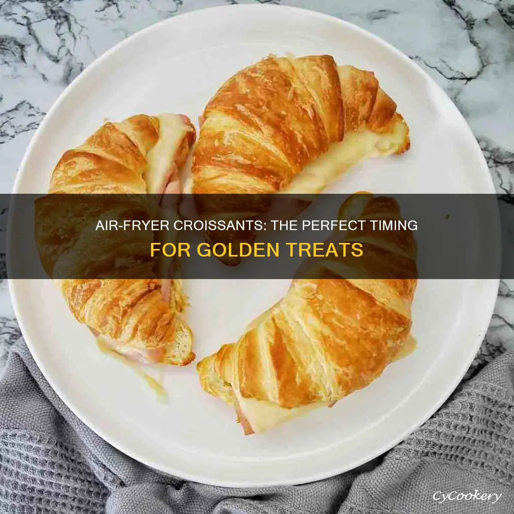 how long to cook croissant in air fryer