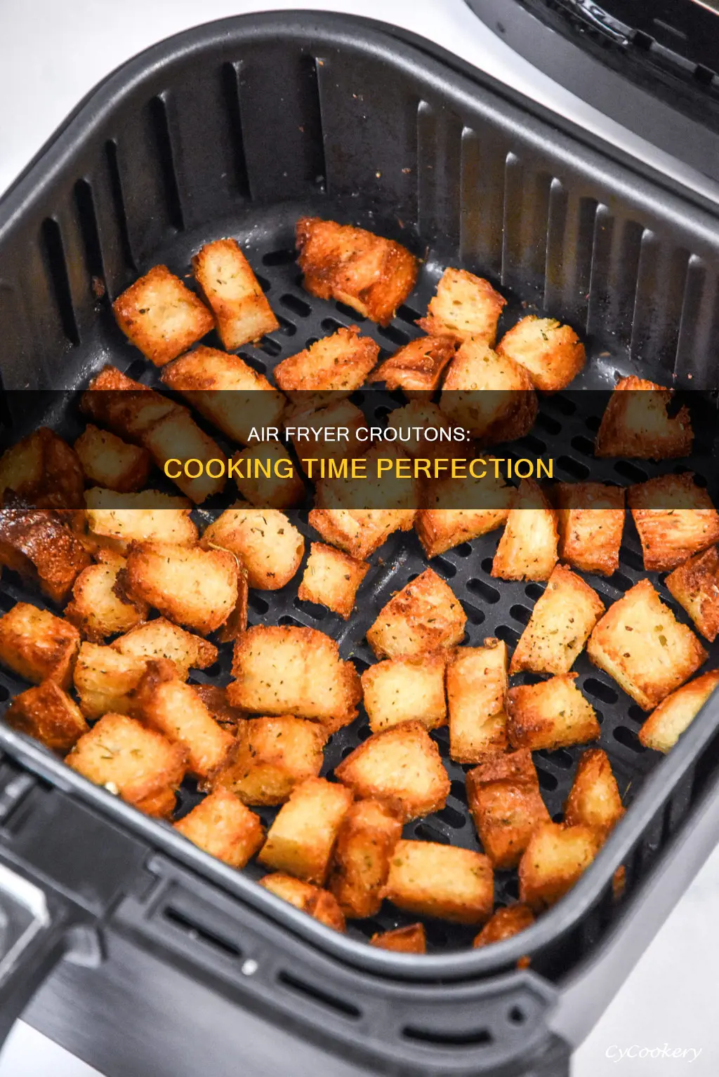 how long to cook croutons in air fryer
