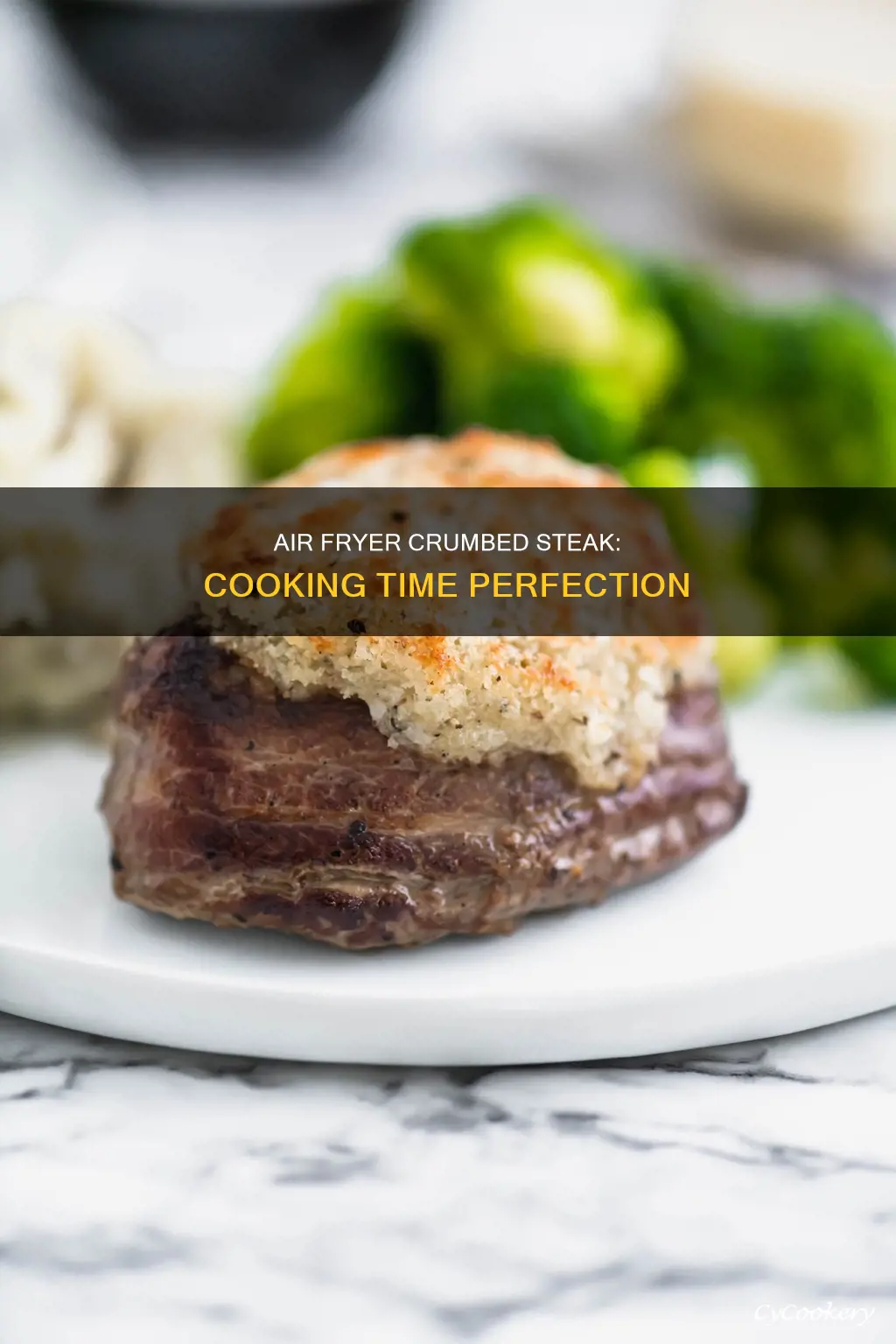 how long to cook crumbed steak in air fryer