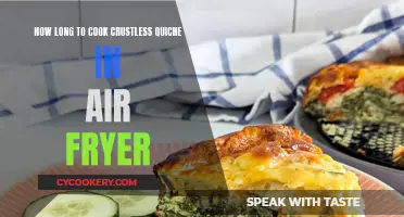 Air Fryer Crustless Quiche: Perfect Timing for a Quick Bite