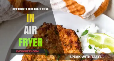 Perfectly Cooked Cubed Steak: Air Fryer Times Revealed