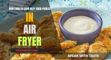 Crispy, Golden Pickles: Air Fryer Cooking Time Guide