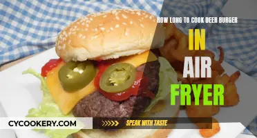 Deer Burger Perfection: Air Fryer Cooking Time Revealed!