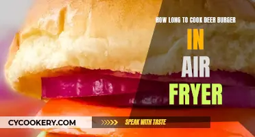 Air-Frying Deer Burgers: How Long Does It Take?