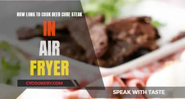 Deer Cube Steak Air Fryer Cooking Time: Quick & Easy Guide