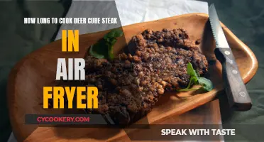 Air-Frying Deer Cube Steak: Quick Cooking Times Explained