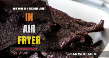 Deer Jerky Perfection: Air Fryer Cooking Time Revealed