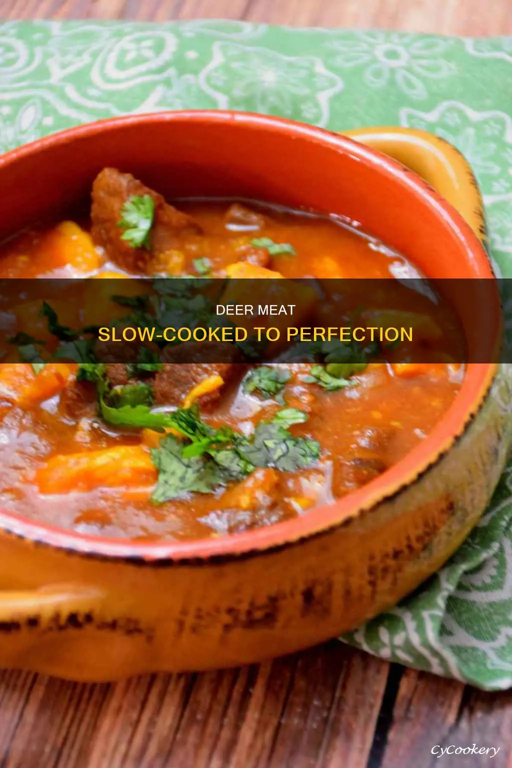 how long to cook deer meat in crock pot