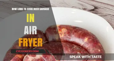 Air Fryer Deer Sausage: Perfect Cooking Time Guide