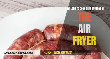 Deer Sausage Air Fryer Cooking Time: Quick and Easy Guide