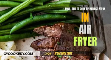 Perfectly Cooked Delmonico Steak: Air Fryer Time Guide