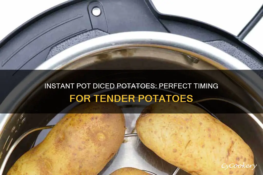 how long to cook diced potatoes in sinstant pot