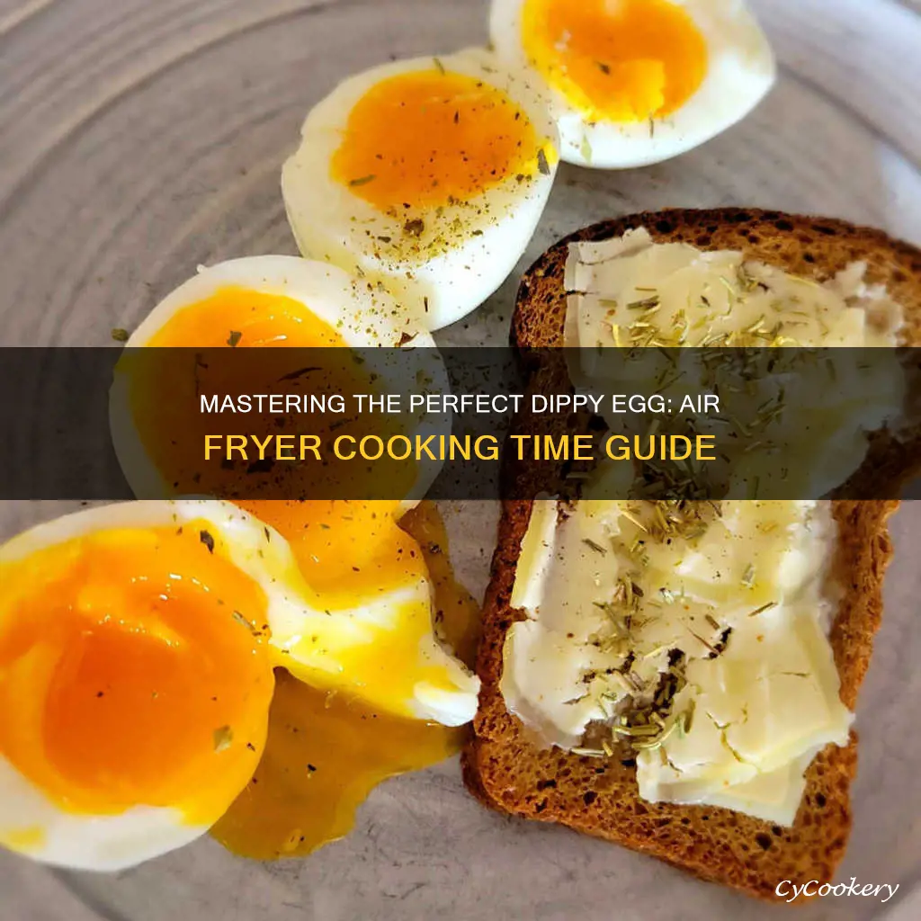 how long to cook dippy egg in air fryer