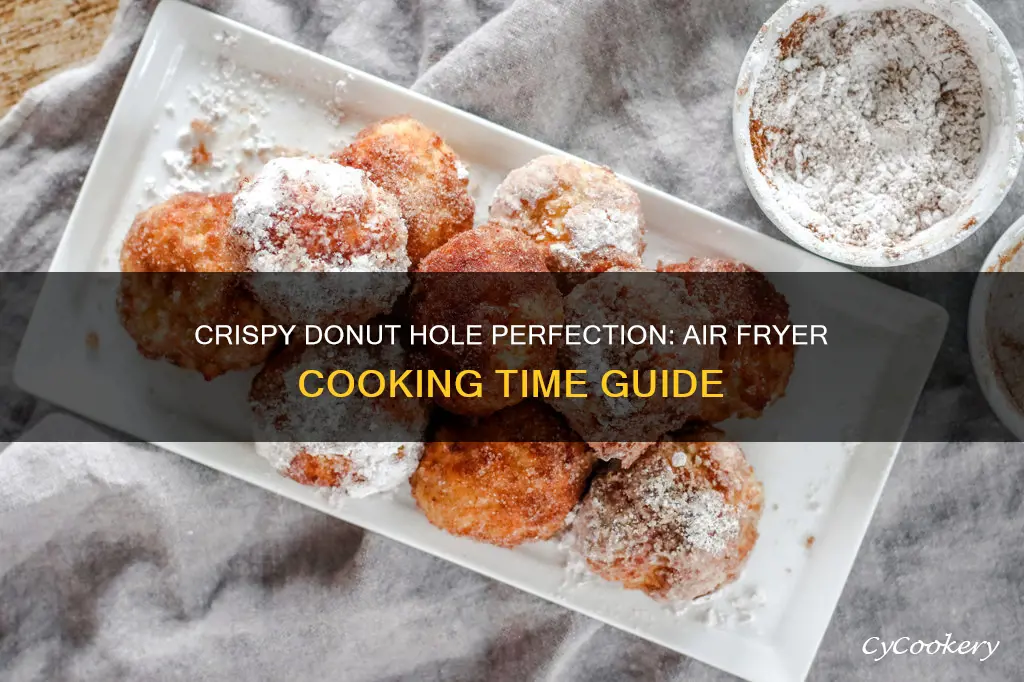 how long to cook donut holes in air fryer