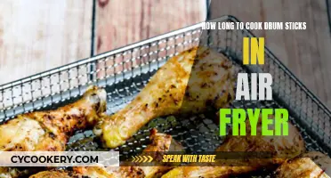 Perfectly Crispy Drum Sticks: Air Fryer Cooking Time Guide