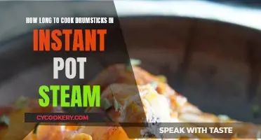 Steaming Drumsticks: Instant Pot Perfection in Minutes