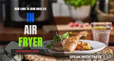 Crispy Duck Leg Perfection: Air Fryer Cooking Time Guide