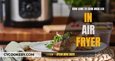 Air-Frying Duck Legs: How Long Does It Take?