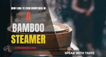 Steaming Dumpling Delights: Bamboo Steamer Timing Secrets