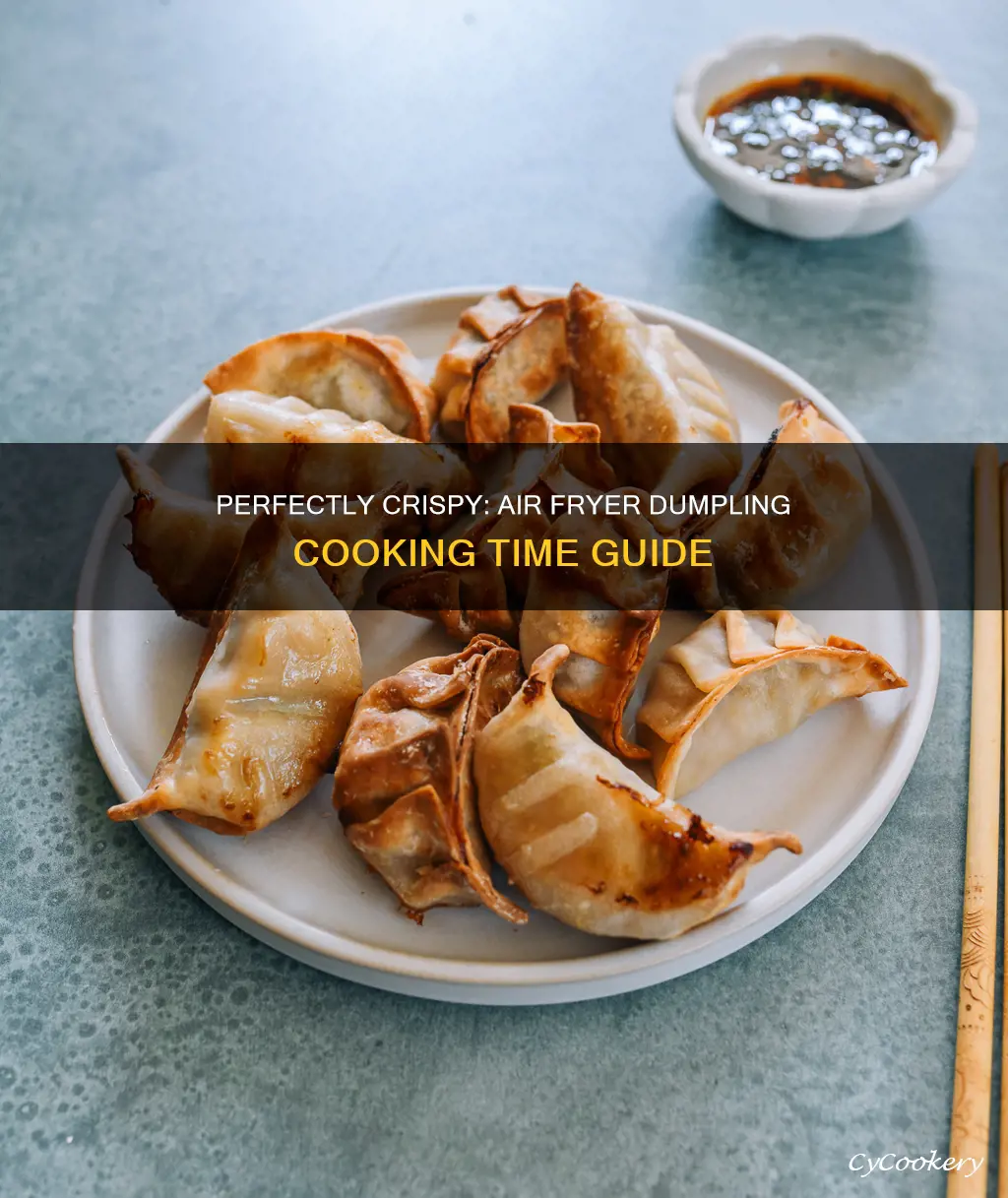 how long to cook dumplings in air fryer