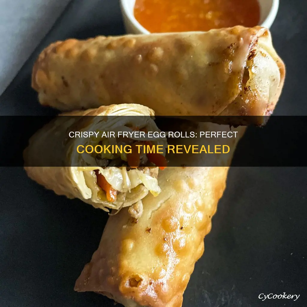 how long to cook egg rolls in air fryer