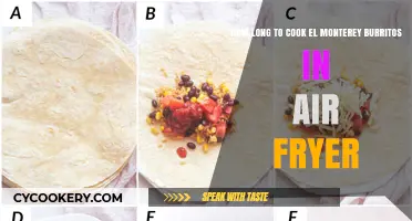 Perfectly Cooked: Air Fryer El Monterey Burritos in 10 Minutes